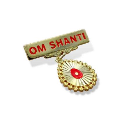 Shiv Baba Golden Rays Badge – Embrace Divine Radiance